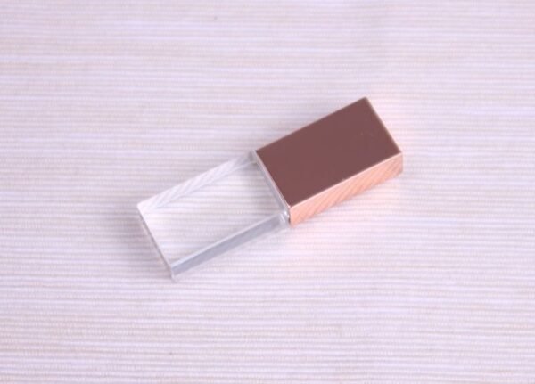Personalised Crystal USB memory stick (Rose gold) USB3.2 32GB