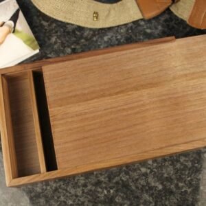 Wooden Photo Album box for 5"x7" Photo Prints (Solid Walnut) #12