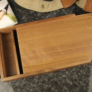 Wooden Photo Album box for 5"x7" Photo Prints (Solid Walnut) #14