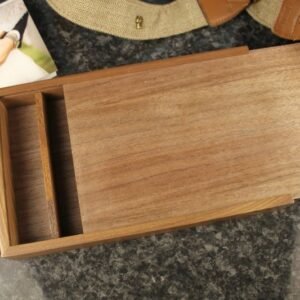 Wooden Photo Album box for 5"x7" Photo Prints (Solid Walnut) #15