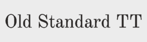 Old Standard TT